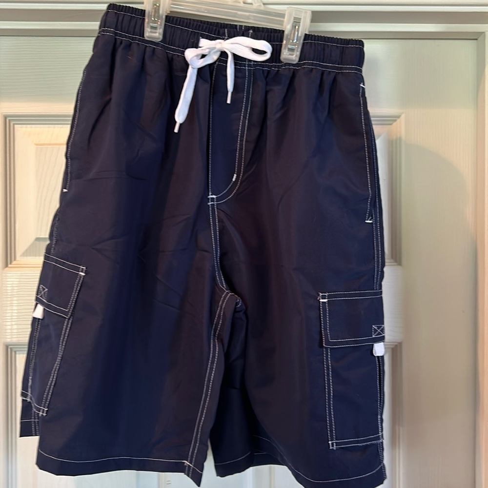 PT Sportswear blue swim trunks